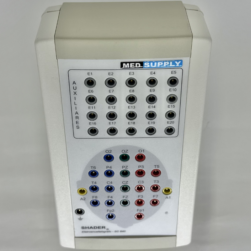 EEG SHADER CANAL SERIAL RS 232 - OXIMETRIA COM SATURAÇÃO + FREQUENCIA CARDIACA E PLETISMOGRAFIA